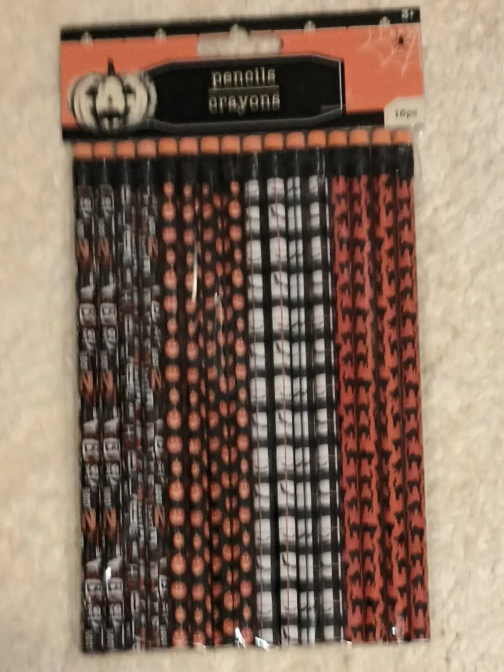 A Bundle of New Halloween Novelty Items for a Classroom Party (121 pieces)
